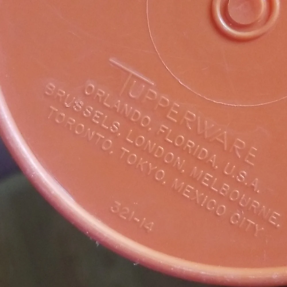 Tupperware excellent use
